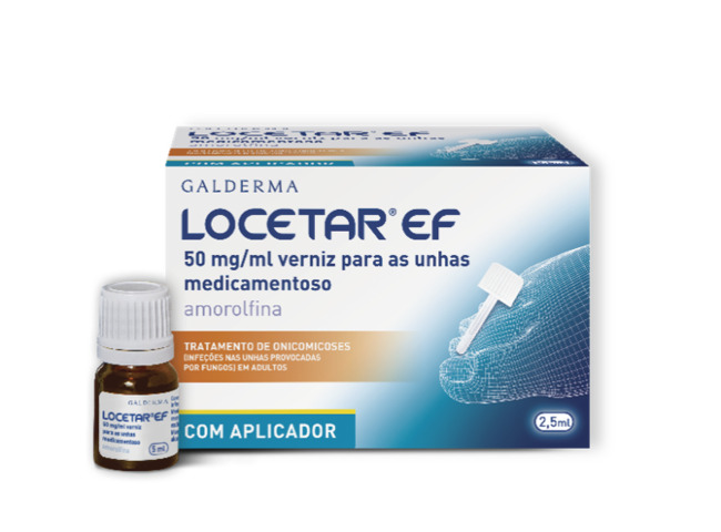 LOCETAR EF 50 MG/ ML VERNIZ PARA AS UNHAS MEDICAMENTOSO 2,5ML