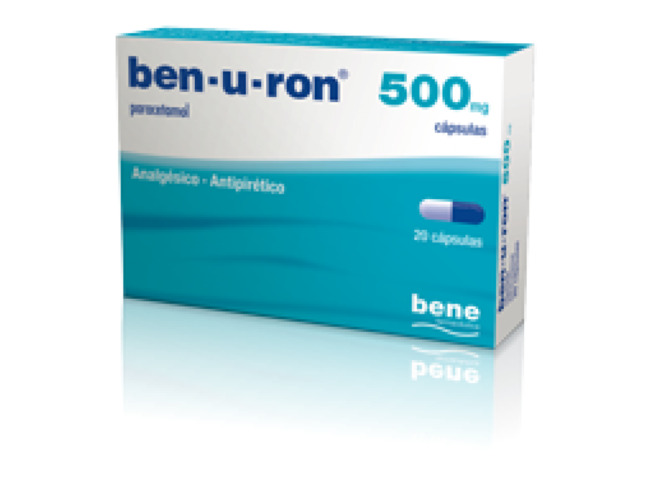 BEN-U-RON 500 MG 20 CAPS