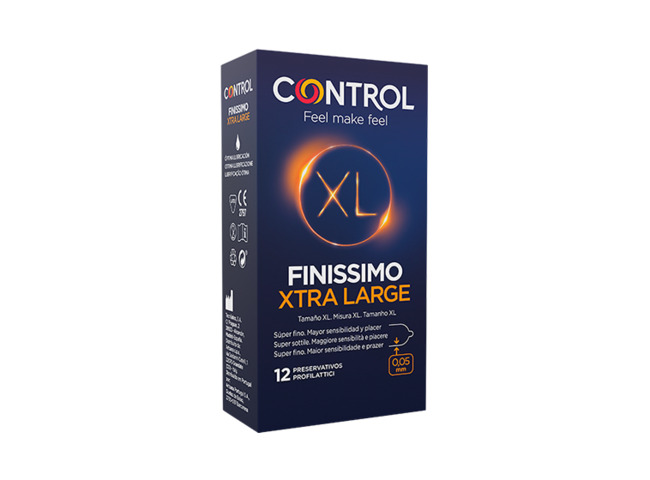 CONTROL PRESERVATIVOS FINISSIMO XL 12 PRES. X 6 EMB.