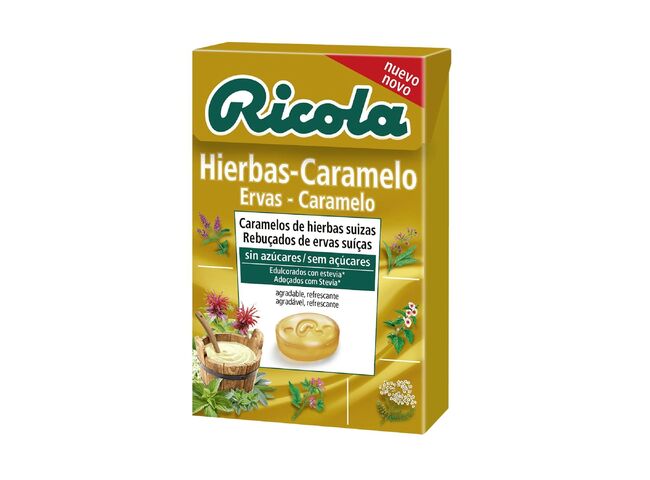 REBUCADOS RICOLA CARAMELO S/ACUCAR 50G