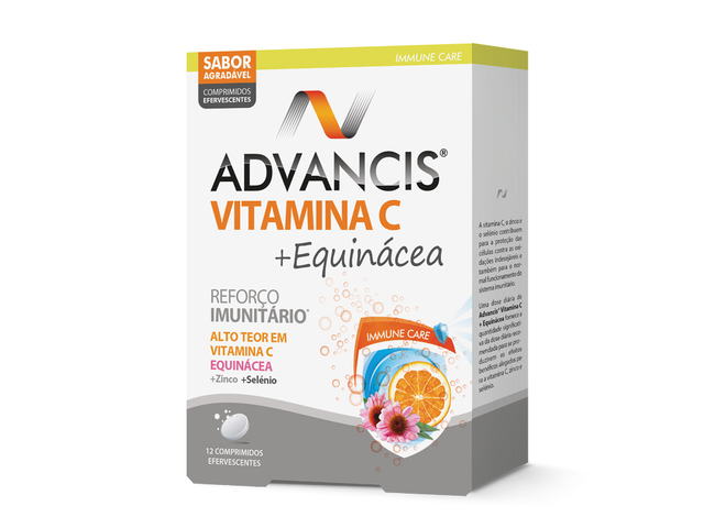 ADVANCIS VIT C+EQUINÁCEA COMPRIMIDOS EFERVESCENTES X12
